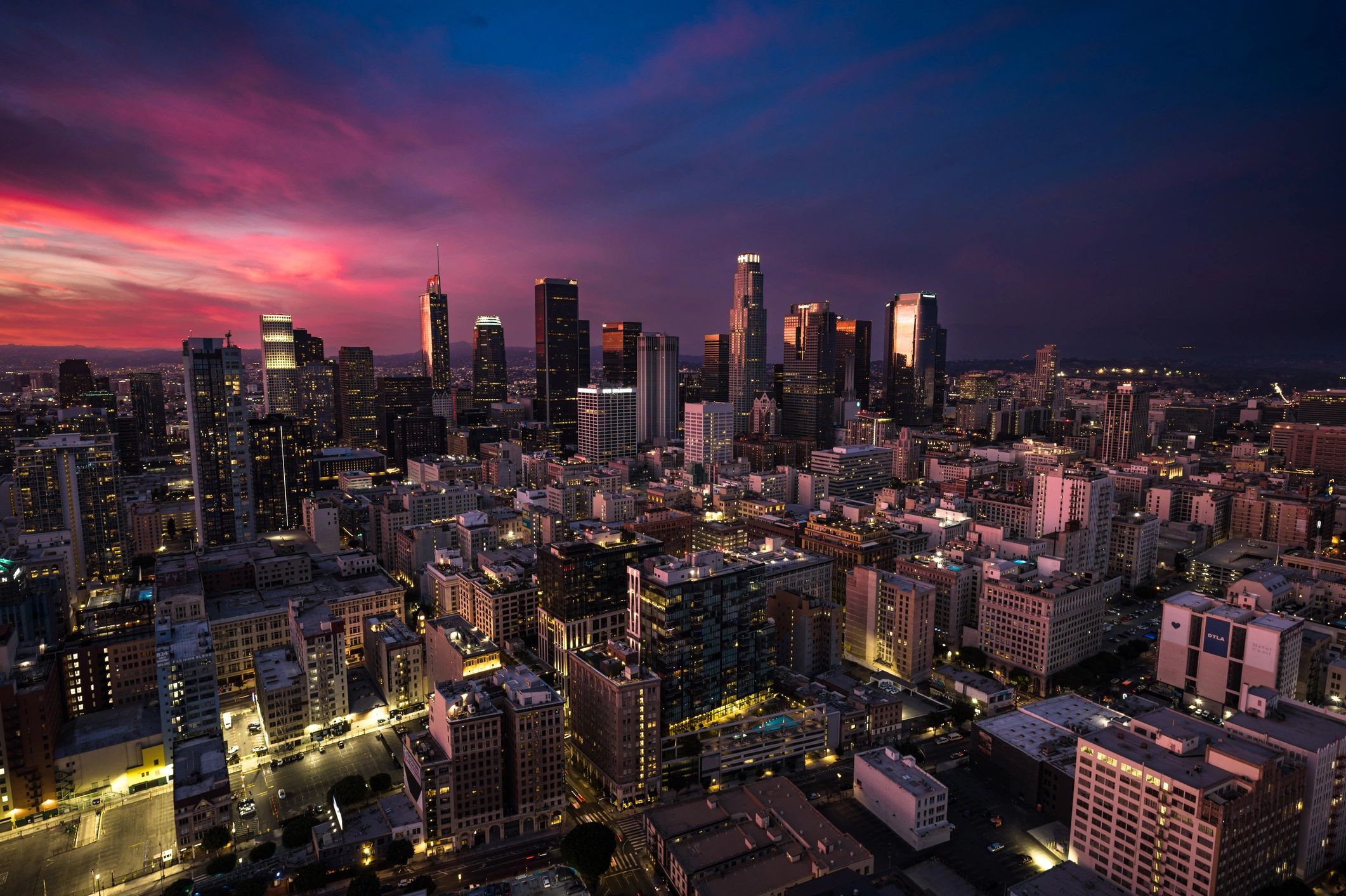 Los Angeles California skyline